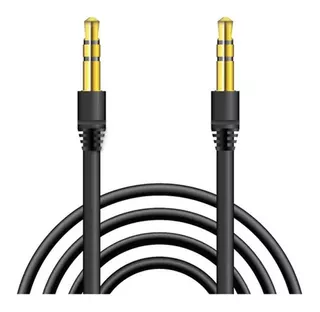 Cable Auxiliar De Audio - 3.5mm - 5 Metros - Punta Dorada