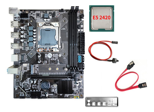 Kit De Placa Base Para Computadora X79+cpu E5 2420+cable De