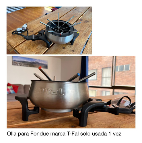  Fondue Electrico Usado T Fal - Como Nueva