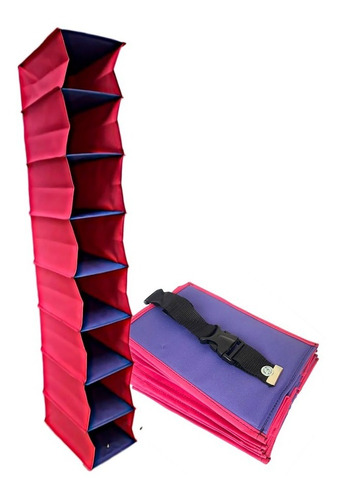 Organizador De Zapatos O Ropa Plegable Lona 110cm Hogar