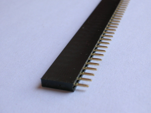 80 Pzs Conector Header Hembra 2.54 Mm Tira De 40 Pines
