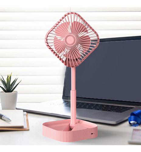 Un Ventilador De Pedestal Portátil, Plegable, De Pie, Plegab