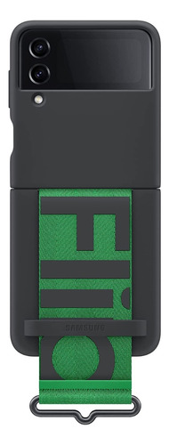 Case Samsung Z Flip4 Silicone Cover With Strap Original