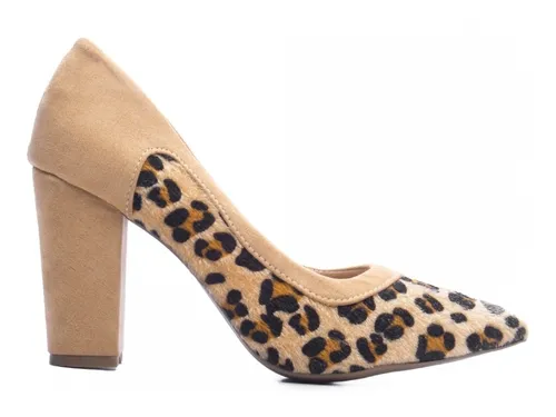 Scarpin camurça cheap bege