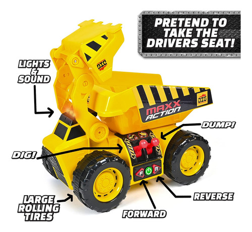 Sunny Days Entertainment 2-n-1 Dig Rig - Camión Volquete ...