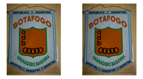 Banderin Mediano 27cm Botafogo Granadero Baigorria