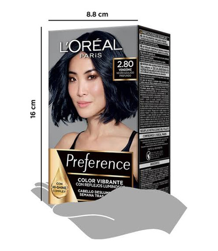 Tinte Preference Loréal Alto Brillotono 2.80