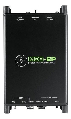 Direct Box Mackie 2 canales Mdb 2p Passive 9