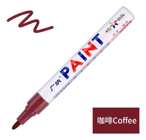 Marcador Paint Multiuso Para Cauchos, Cuero Y Piedra