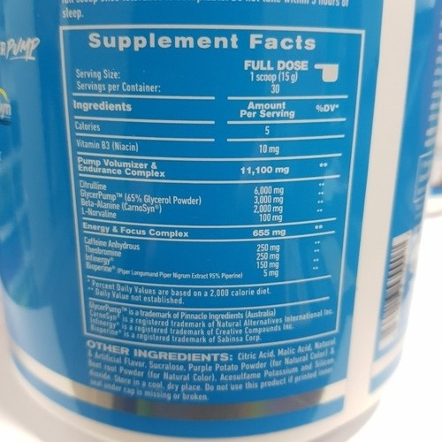 1up All In One Pre-workout - 30 Servicios - Blue Raspberry