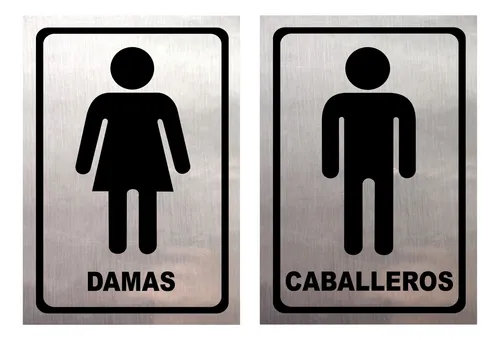 comprar Avisos Señalizaciones Y Letreros Baños Damas Y Caballeros