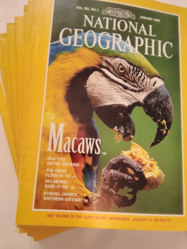 Revista National Geographic En Ingles De Diferentes Años.