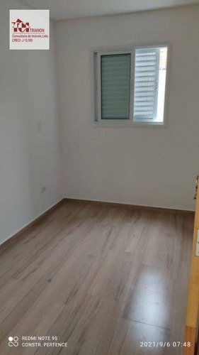 Imagem 12 de 12 de Apto S/cond Novo 2 Dorms, 42 M² + Sacada E Área Ilum. Por R$ 278.000 - Vila Tibiriçá - Santo André/sp - Ap3151