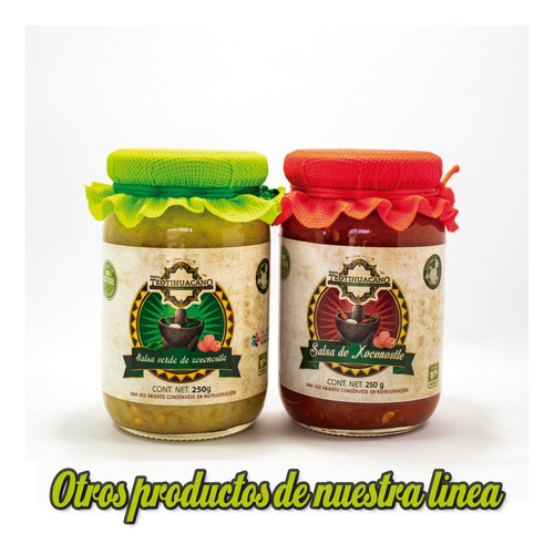 Imagen 3 de 3 de Salsa Verde De Xoconostle 250g