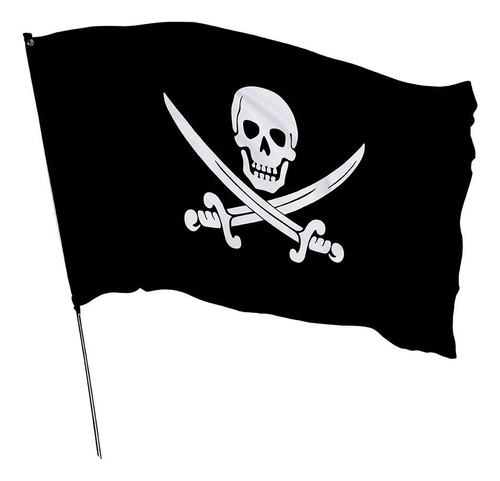 Bandeira Pirata 1,45m X 1m - Pr01