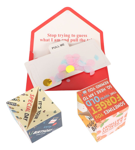 3d Greeting Card Birthday Mulitpurpose Funny Innovative