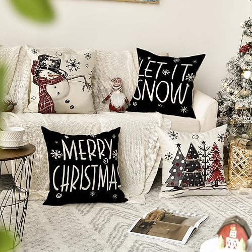 Avoin Colorlife Feliz Navidad, Snowman, Let It Snow, Ca