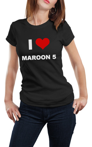 Camiseta Babylook Show Banda Maroon 5 Pop This Love Pop 3