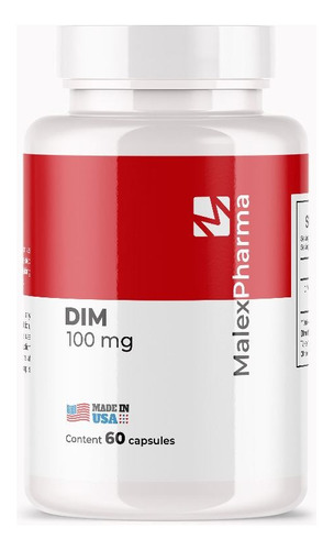 Dim - Diindolilmetano 100mg - 60 Capsulas | Malex Pharma