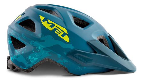 Casco Bici Met Eldar Mtb Color Azul Talla Unitalla 52-57cm