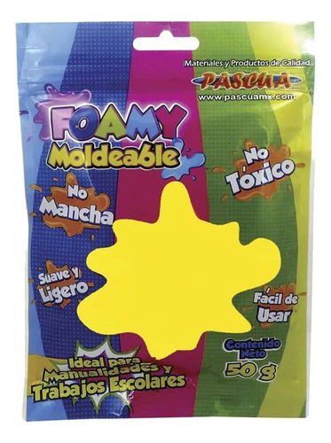 Foamy Moldeable 50g Pascua Color Amarillo