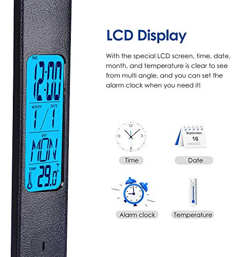 Lmpara Escritorio Led Con Cargador Inalmbrico, Puerto Usb, R