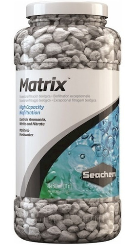 Seachem Matrix 1 Litro Remove Nitrito Nitrato E Amônia
