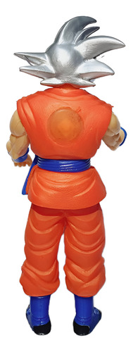 Goku Ultra Instinto Muñeco Articulado Con Luz 27cm Alto
