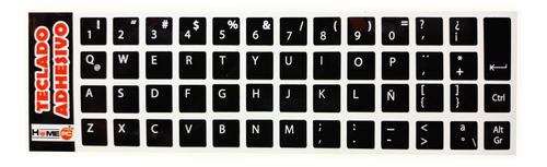 Sticker Letras Adhesivas Para Teclado En Español