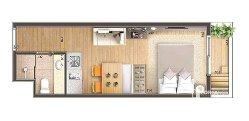 Studio Com 1 Dormitório À Venda, 26 M² Por R$ 270.000,00 - Granja Viana - Cotia/sp - St0001