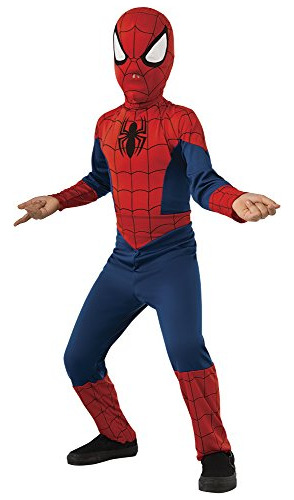 Disfraz De Spiderman Marvel Ultimate De Rubie, Niño Mediano 