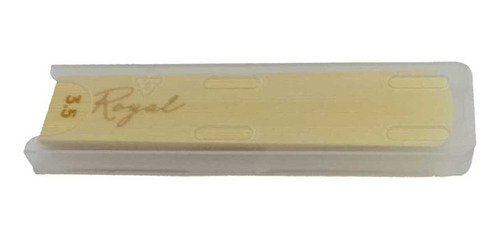 Imagem 3 de 6 de Kit 10 Palheta Royal Sax Alto 3.5 Royal Daddario