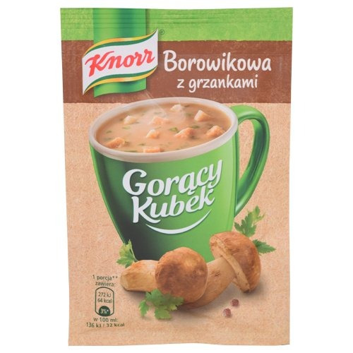 Knorr Goracy Kubek Borowikowa - Boletus Sopa - Instant 5 X 1