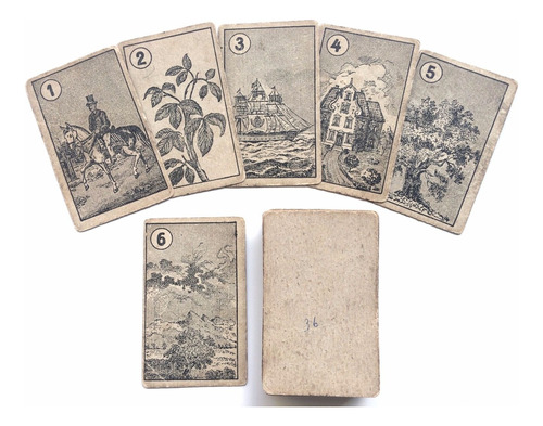 Lenormand 1870 Sibyl Oraculo + Manual En Español Tarot