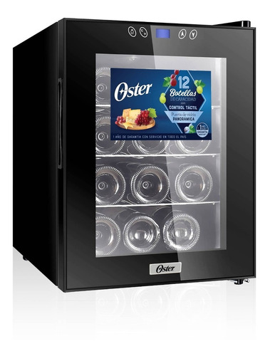 Imagen 1 de 4 de Vinera Digital Oster Ospwcc1203b 12 Botellas