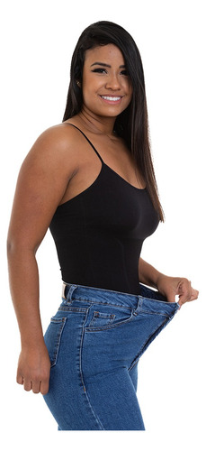 Regata Feminina Modeladora Slim Sem Costura Underwear Cinta