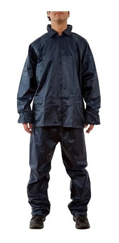 Imagen 1 de 2 de Traje Agua Lluvia Ejecutivo Azul