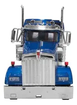 Comprar Figura Kenworth W-900 Plataforma, Montacargas Y Tarimas 1:32 Color Azul