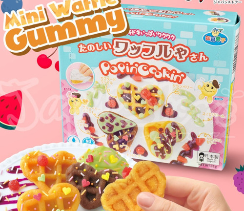 Kracie Popin Cooking Waffle 34g(comida Miniatura Kit Dulces)