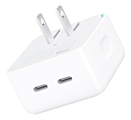 Taco Cargador Apple 35w Doble Macbook iPad iPhone Original 