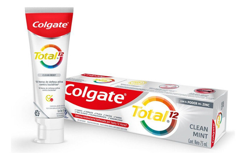 Pasta Dental Colgate Total 12 Clean Mint 96 Gr.