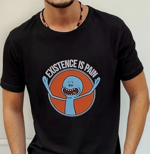 Polera Rick And Morty Mr Meeseeks Existence Is Pain