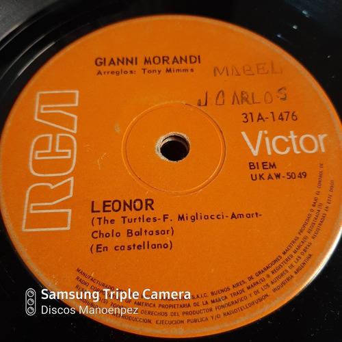 Simple Gianni Morandi Rca Victor C16