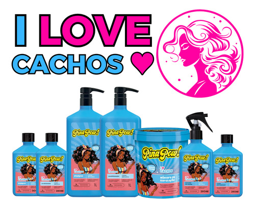 Shampoo E Condicionador Hidratante I Love Cachos 300ml