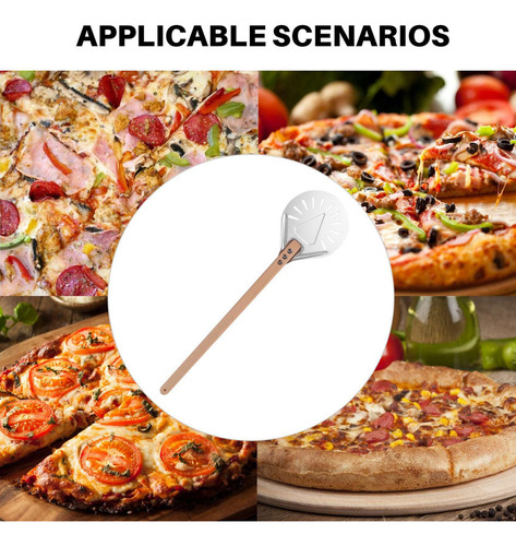 Pala De Pizza Giratoria Perforada De 7 Pulgadas