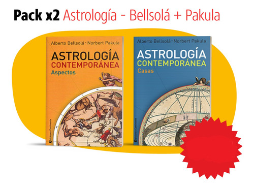 Pack 2 Libros De Astrología  Bellosa - Pakula Oferta 20% Dto