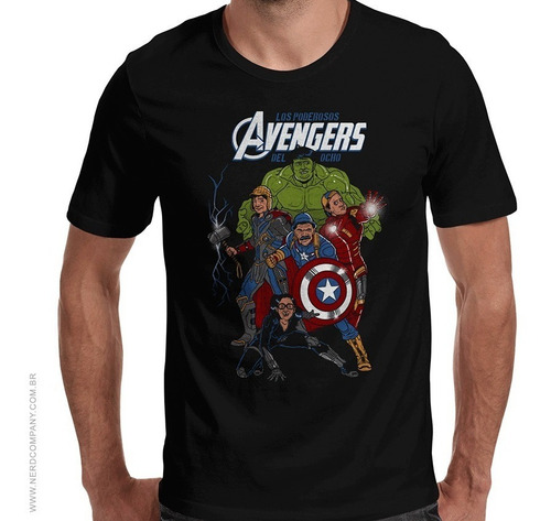 Imagem 1 de 1 de Camiseta Chaves Avengers Vingadores - Premium 100% Algodão