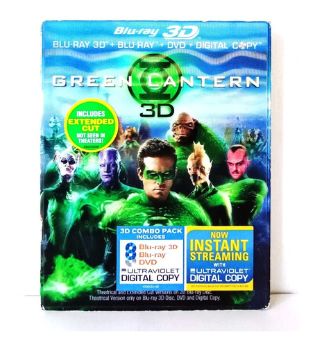 Green Lantern 3d Blu Ray Dvd Combo