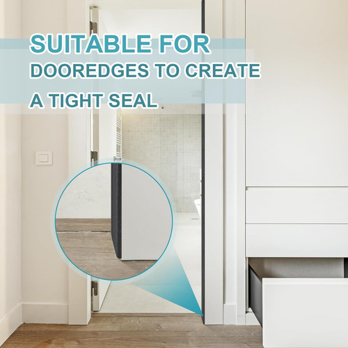 Weather Stripping Door Seal, 9.8 Pies Self-adhesive Pu Foam