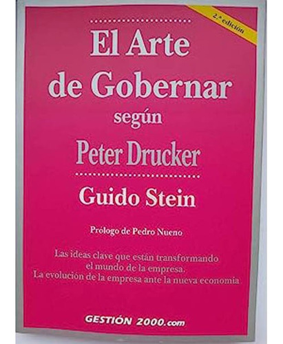 Libro El Arte De Gobernar Según Peter Drucker 2a Ed. Stein